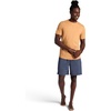 Gaiam Men’s Breathe Ease Short Sleeve Crewneck Top, Standard Fit, Stretch Heavyweight Performance Material(Biscuit Heather)