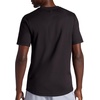 Gaiam Men’s Breathe Ease Short Sleeve Crewneck Top, Standard Fit, Stretch Heavyweight Performance Material(Black)