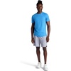 Gaiam Men’s Breathe Ease Short Sleeve Crewneck Top, Standard Fit, Stretch Heavyweight Performance Material(Campanula Heather)
