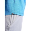 Gaiam Men’s Breathe Ease Short Sleeve Crewneck Top, Standard Fit, Stretch Heavyweight Performance Material(Campanula Heather)
