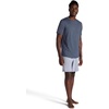 Gaiam Men’s Breathe Ease Short Sleeve Crewneck Top, Standard Fit, Stretch Heavyweight Performance Material(Cool Grey Heather)