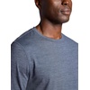 Gaiam Men’s Breathe Ease Short Sleeve Crewneck Top, Standard Fit, Stretch Heavyweight Performance Material(Cool Grey Heather)