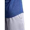 Gaiam Men’s Breathe Ease Short Sleeve Crewneck Top, Standard Fit, Stretch Heavyweight Performance Material(Medieval Blue Heather)