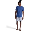 Gaiam Men’s Breathe Ease Short Sleeve Crewneck Top, Standard Fit, Stretch Heavyweight Performance Material(Medieval Blue Heather)