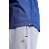 Gaiam Men’s Breathe Ease Short Sleeve Crewneck Top, Standard Fit, Stretch Heavyweight Performance Material(Medieval Blue Heather)
