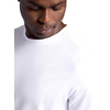Gaiam Men’s Breathe Ease Short Sleeve Crewneck Top, Standard Fit, Stretch Heavyweight Performance Material(Stark White)
