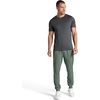 Gaiam Men’s Chill Flex Jogger, Slim Fit, 30” Inseam, Stretch Midweight Material(Duck Green Heather)