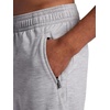 Gaiam Men’s Chill Flex Jogger, Slim Fit, 30” Inseam, Stretch Midweight Material(Sleet Heather)