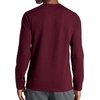 Gaiam Men’s Cozy & Cool Long Sleeve Crewneck Top, Standard Fit, Stretch Midweight Micro Waffle Jacquard Material(Port Royale)