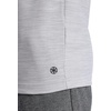Gaiam Men’s Cozy & Cool Long Sleeve Crewneck Top, Standard Fit, Stretch Midweight Micro Waffle Jacquard Material(Sleet Heather)
