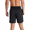 Gaiam Men’s Everyday Basic 7” Short 2.0, Relaxed Fit, Stretch Midweight Material(Black)