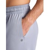 Gaiam Men’s Everyday Basic 7” Short 2.0, Relaxed Fit, Stretch Midweight Material(Sleet)