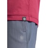 Gaiam Men’s Everyday Basic Crewneck Top, Standard Fit, Stretch Midweight Material(Beet)