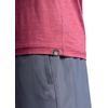 Gaiam Men’s Everyday Basic Crewneck Top, Standard Fit, Stretch Midweight Material(Beet Heather)