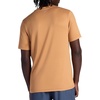 Gaiam Men’s Everyday Basic Crewneck Top, Standard Fit, Stretch Midweight Material(Biscuit)