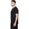 Gaiam Men’s Everyday Basic Crewneck Top, Standard Fit, Stretch Midweight Material(Black)
