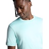 Gaiam Men’s Everyday Basic Crewneck Top, Standard Fit, Stretch Midweight Material(Bonnie Blue)