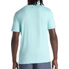 Gaiam Men’s Everyday Basic Crewneck Top, Standard Fit, Stretch Midweight Material(Bonnie Blue)