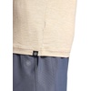 Gaiam Men’s Everyday Basic Crewneck Top, Standard Fit, Stretch Midweight Material(Brown)