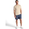 Gaiam Men’s Everyday Basic Crewneck Top, Standard Fit, Stretch Midweight Material(Brown)
