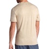 Gaiam Men’s Everyday Basic Crewneck Top, Standard Fit, Stretch Midweight Material(Brown)