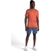 Gaiam Men’s Everyday Basic Crewneck Top, Standard Fit, Stretch Midweight Material(Bruschetta)