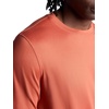 Gaiam Men’s Everyday Basic Crewneck Top, Standard Fit, Stretch Midweight Material(Bruschetta)