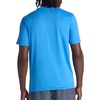 Gaiam Men’s Everyday Basic Crewneck Top, Standard Fit, Stretch Midweight Material(Campanula)