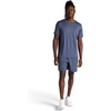 Gaiam Men’s Everyday Basic Crewneck Top, Standard Fit, Stretch Midweight Material(Cool Grey)