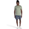 Gaiam Men’s Everyday Basic Crewneck Top, Standard Fit, Stretch Midweight Material(Dusty Green)