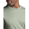 Gaiam Men’s Everyday Basic Crewneck Top, Standard Fit, Stretch Midweight Material(Dusty Green)