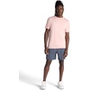 Gaiam Men’s Everyday Basic Crewneck Top, Standard Fit, Stretch Midweight Material(Glaze Heather)