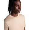 Gaiam Men’s Everyday Basic Crewneck Top, Standard Fit, Stretch Midweight Material(Humus)