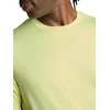 Gaiam Men’s Everyday Basic Crewneck Top, Standard Fit, Stretch Midweight Material(Lime Sherbet)