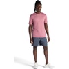 Gaiam Men’s Everyday Basic Crewneck Top, Standard Fit, Stretch Midweight Material(Mesa Rose)