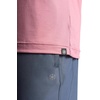 Gaiam Men’s Everyday Basic Crewneck Top, Standard Fit, Stretch Midweight Material(Mesa Rose)