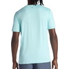 Gaiam Men’s Everyday Basic Crewneck Top, Standard Fit, Stretch Midweight Material(Pastel Turq)