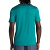 Gaiam Men’s Everyday Basic Crewneck Top, Standard Fit, Stretch Midweight Material(Quetzal Green)