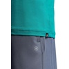 Gaiam Men’s Everyday Basic Crewneck Top, Standard Fit, Stretch Midweight Material(Quetzal Green)