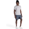 Gaiam Men’s Everyday Basic Crewneck Top, Standard Fit, Stretch Midweight Material(Slate Heather)
