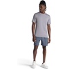 Gaiam Men’s Everyday Basic Crewneck Top, Standard Fit, Stretch Midweight Material(Sleet)