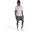 Gaiam Men’s Everyday Basic Crewneck Top, Standard Fit, Stretch Midweight Material(Sleet Heather)