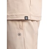 Gaiam Men’s Everyday Basic Crewneck Top, Standard Fit, Stretch Midweight Material(White Pepper)