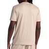 Gaiam Men’s Everyday Basic Crewneck Top, Standard Fit, Stretch Midweight Material(White Pepper)