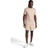 Gaiam Men’s Everyday Basic Crewneck Top, Standard Fit, Stretch Midweight Material(White Pepper)