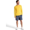 Gaiam Men’s Everyday Basic Long Sleeve Crewneck Top, Standard Fit, Stretch Midweight Material(Court Heather)