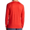 Gaiam Men’s Everyday Basic Long Sleeve Crewneck Top, Standard Fit, Stretch Midweight Material(Molten Lava Heather)