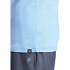Gaiam Men’s Everyday Basic Long Sleeve Crewneck Top, Standard Fit, Stretch Midweight Material(Placid Blue Heather)