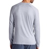 Gaiam Men’s Everyday Basic Long Sleeve Crewneck Top, Standard Fit, Stretch Midweight Material(Sleet Heather)