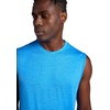Gaiam Men’s Everyday Basic Muscle Tank Top, Standard Fit, Stretch Midweight Material(Campanula Heather)